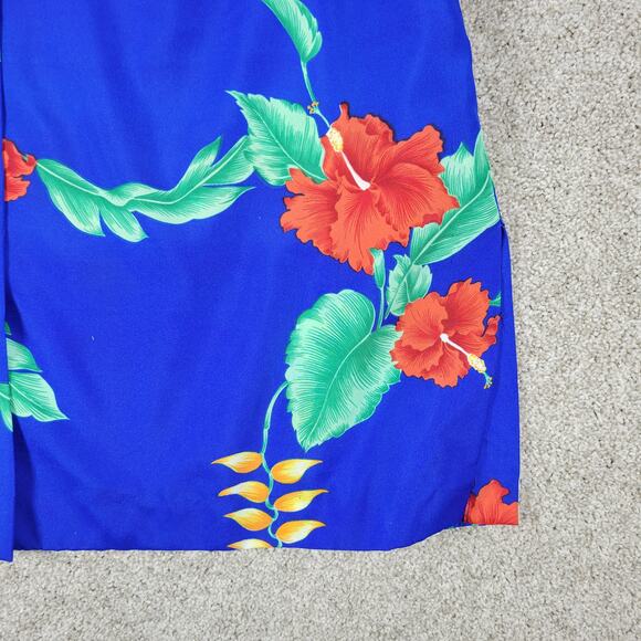 Vintage Royal Hawaiian Creations Shirt Womens L Floral Button Down Beach Summer - Picture 12 of 12